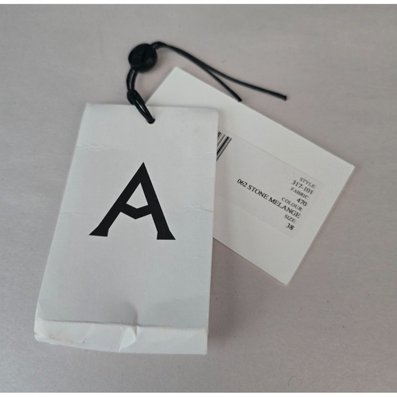 Altuzarra Peacoat Front Zip Long Wool Cashmere Blend Coat Reg. $2,425 Medium - Picture 14 of 15